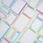 Leitner Flashcards A6 Pastel Dotted orange lifestyle