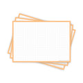 Leitner Flashcards A6 Pastel Dotted orange