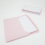 Leitner Flashcards A6 Pastel Dotted pink in document holder