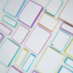 Leitner Flashcards A6 Pastel Dotted pink lifestyle 3