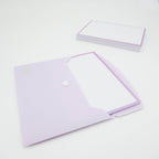Leitner Flashcards A6 Pastel Dotted purple in document holder