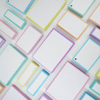 Leitner Flashcards A6 Pastel Dotted purple lifestyle 3