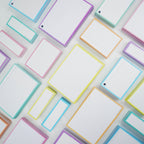 Leitner Flashcards A6 Pastel Dotted yellow lifestyle 3