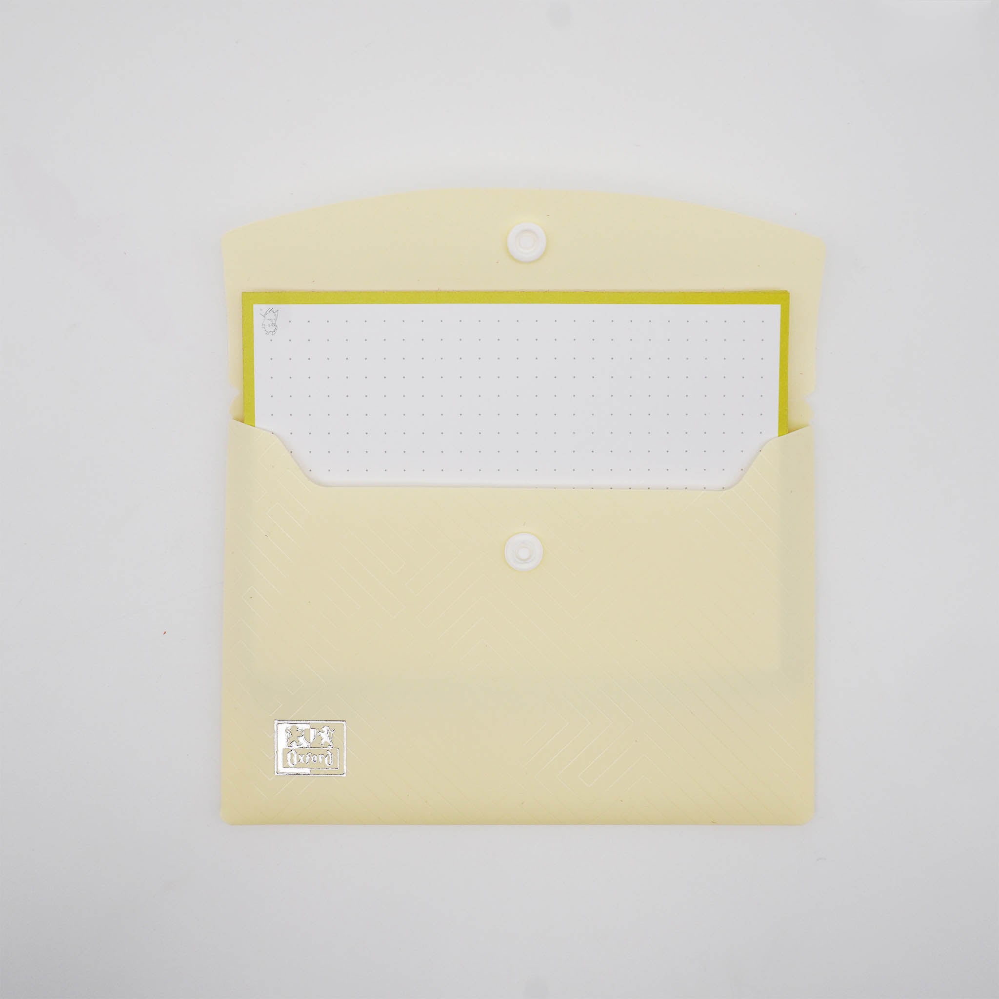Leitner Flashcards A6 Pastel Dotted yellow lifestyle 2