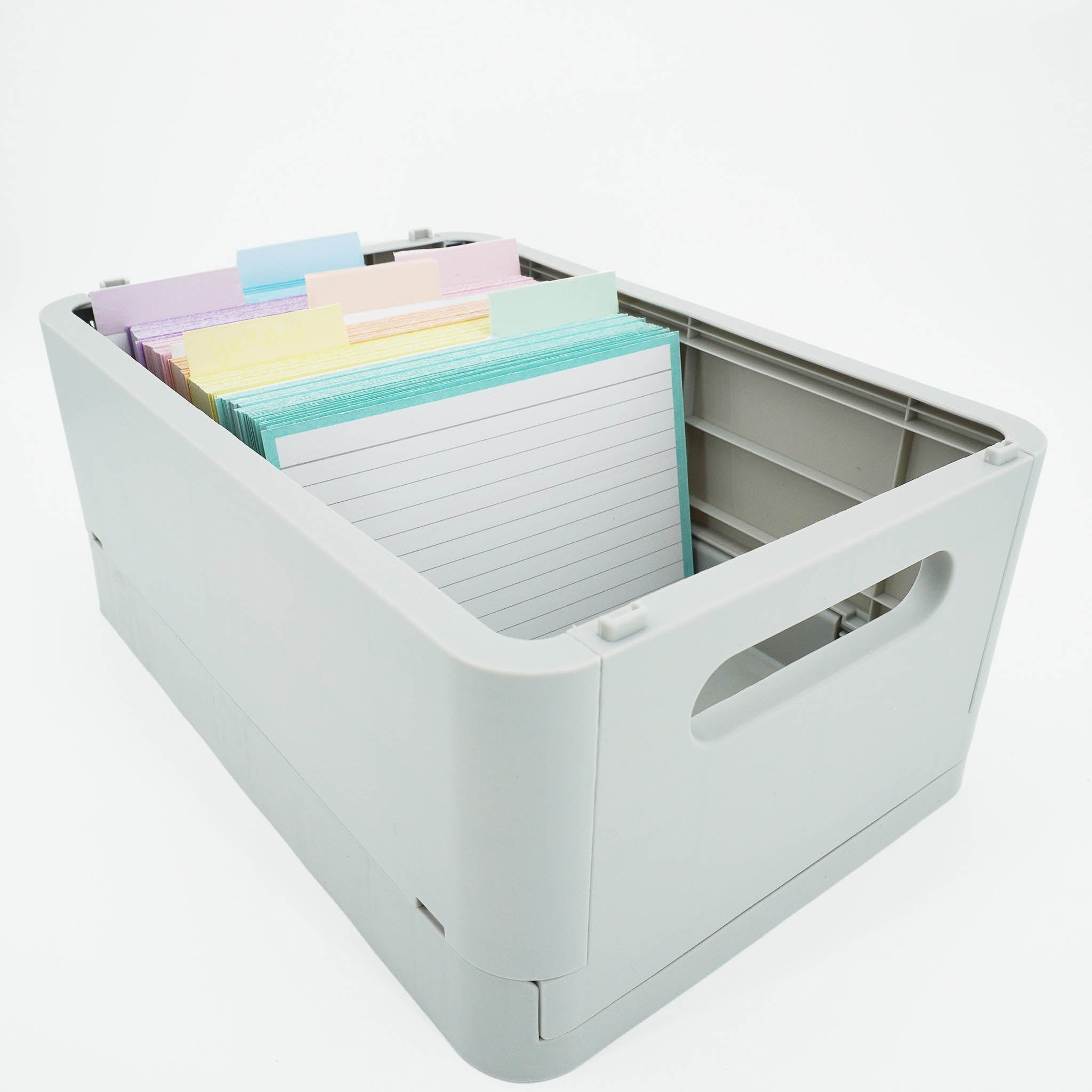 Leitner Flashcards A6 Pastel Lined green 2