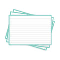Leitner Flashcards A6 Pastel Lined green