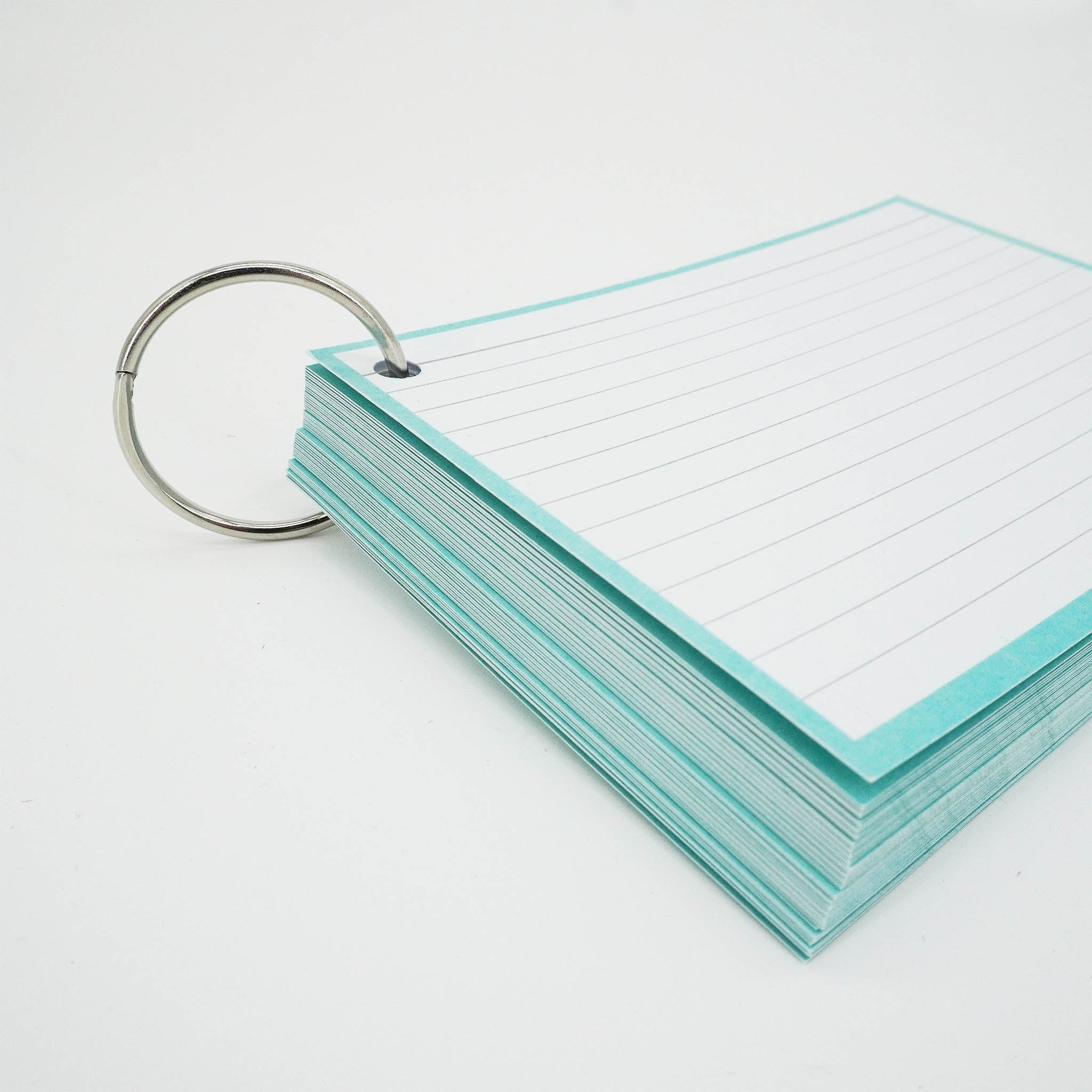 Leitner Flashcards A6 Pastel Lined green 6