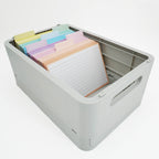 Leitner Flashcards A6 Pastel Lined orange 2