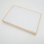 Leitner Flashcards A6 Pastel Lined orange 3