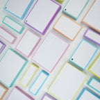 Leitner Flashcards A6 Pastel Lined pink lifestyle