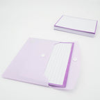 Leitner Flashcards A6 Pastel Lined purple 2