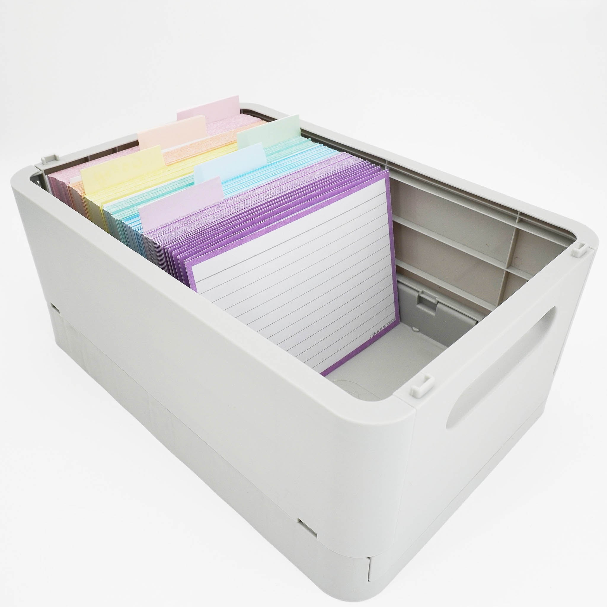 Leitner Flashcards A6 Pastel Lined purple 3