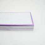 Leitner Flashcards A6 Pastel Lined purple 4