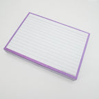 Leitner Flashcards A6 Pastel Lined purple 5
