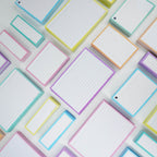 Leitner Flashcards A6 Pastel Lined purple lifestyle
