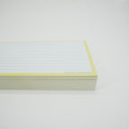 Leitner Flashcards A6 Pastel Lined yellow 4