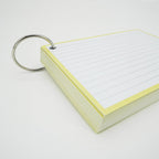 Leitner Flashcards A6 Pastel Lined yellow 6