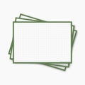 Leitner Flashcards A6 Retro Dotted green