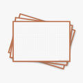 Leitner Flashcards A6 Retro Dotted orange