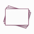 Leitner Flashcards A6 Retro Dotted purple