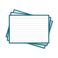 Leitner Flashcards A6 Retro Lined blue