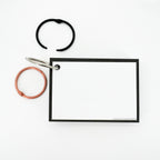Leitner Flashcards A7 Classic Blank black border 6
