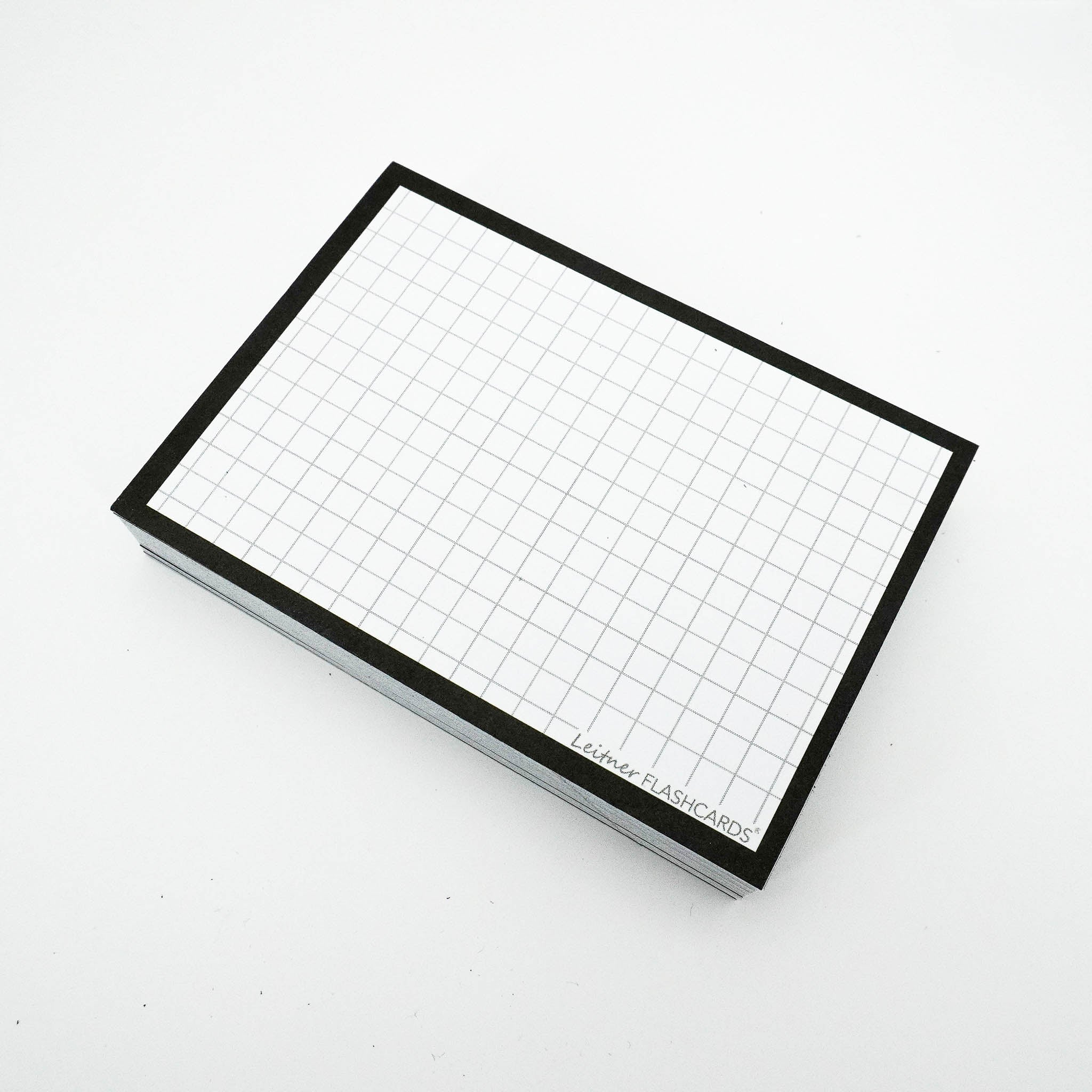 Leitner Flashcards A7 Classic Squared black 2