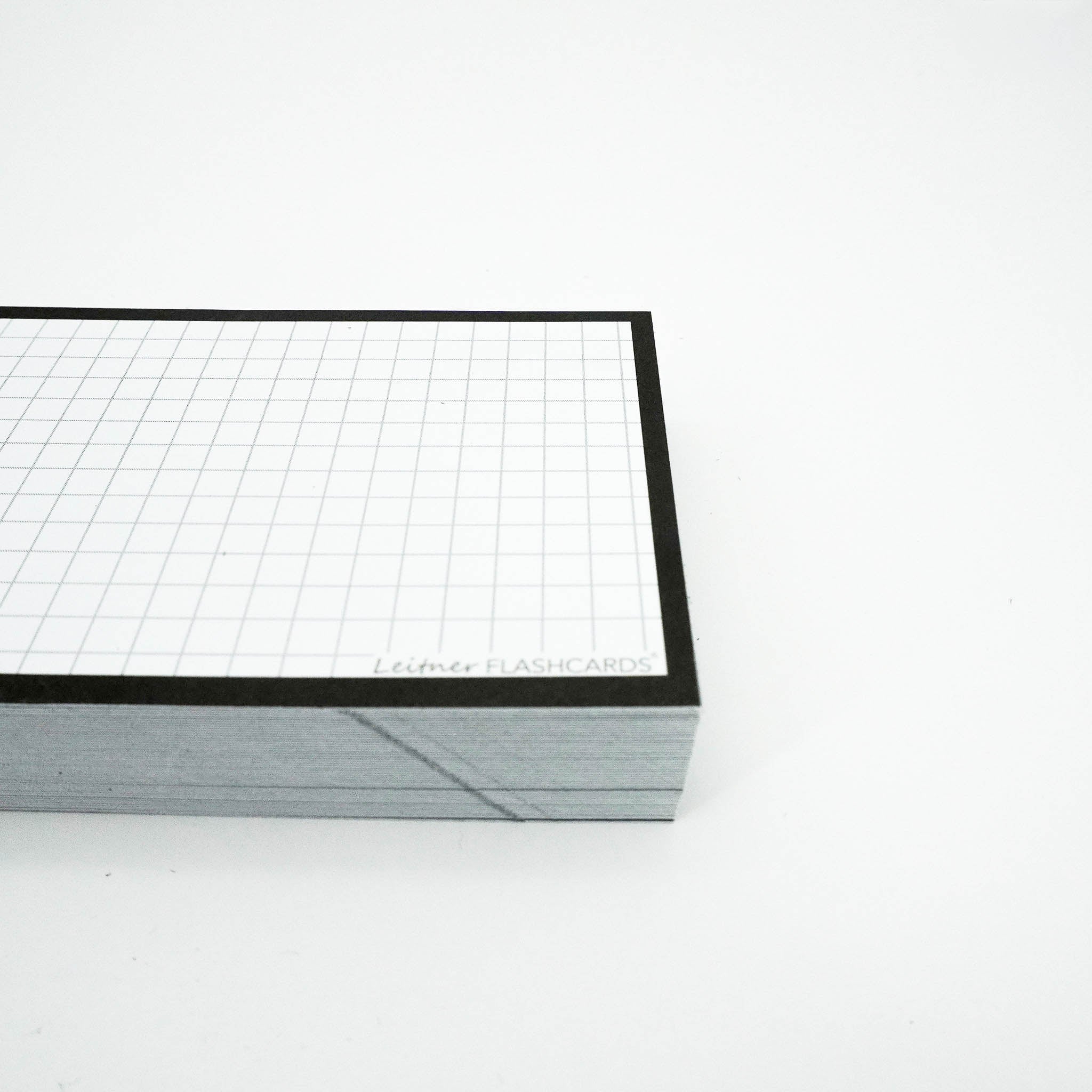 Leitner Flashcards A7 Classic Squared black 3