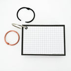 Leitner Flashcards A7 Classic Squared black 6