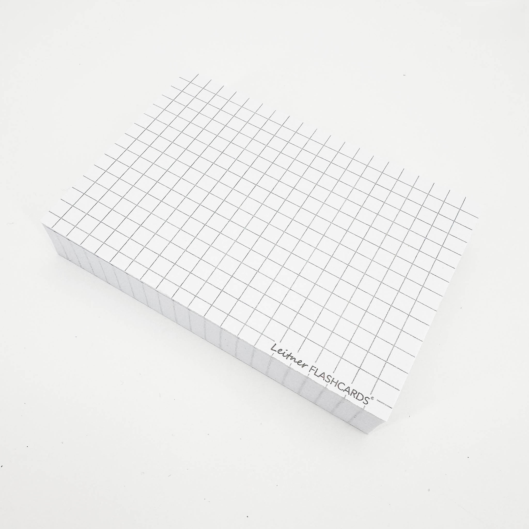 Leitner Flashcards A7 Classic Squared white 2