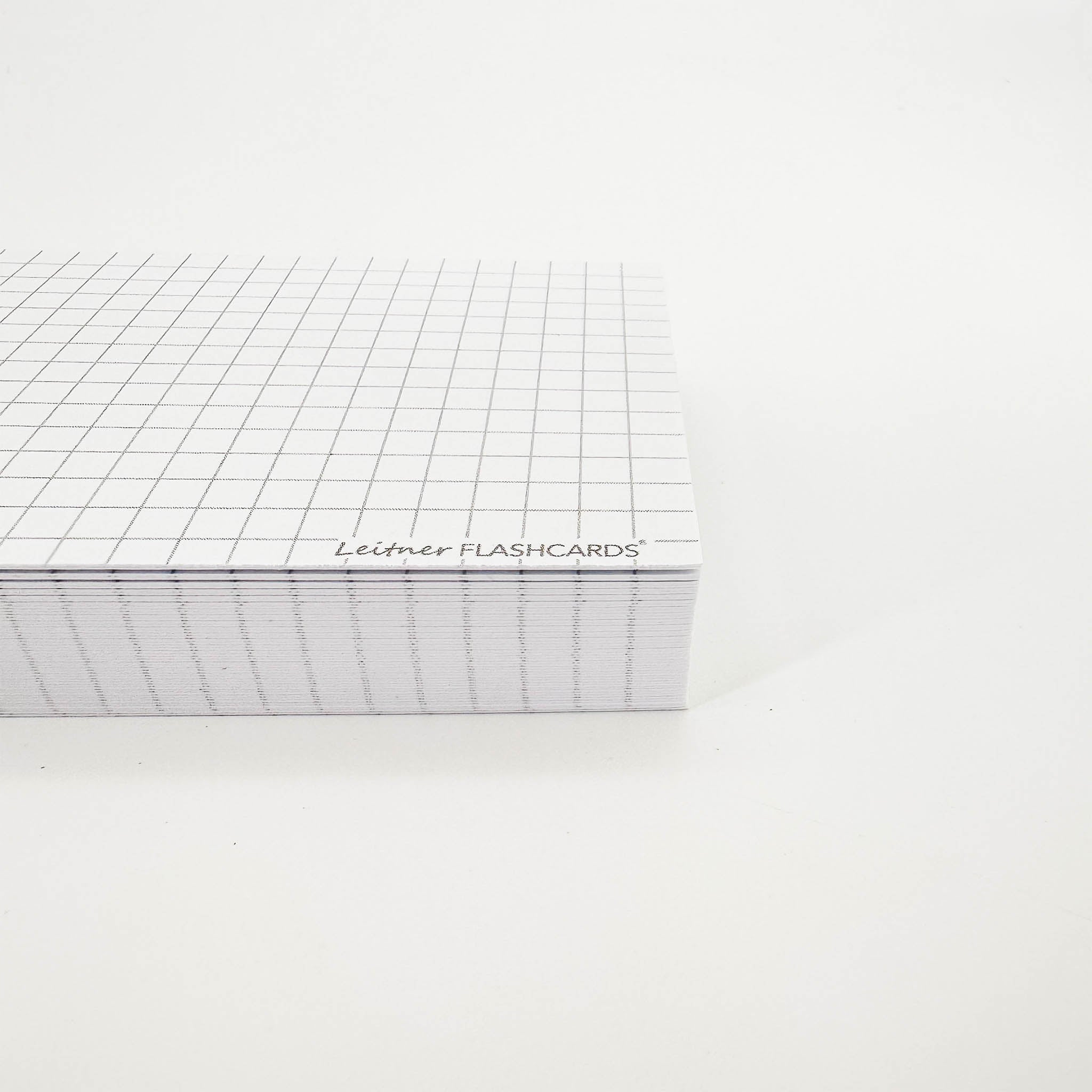 Leitner Flashcards A7 Classic Squared white 3