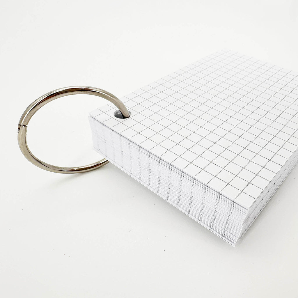 Leitner Flashcards A7 Classic Squared white 5