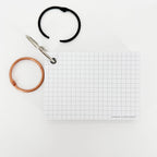 Leitner Flashcards A7 Classic Squared white 6