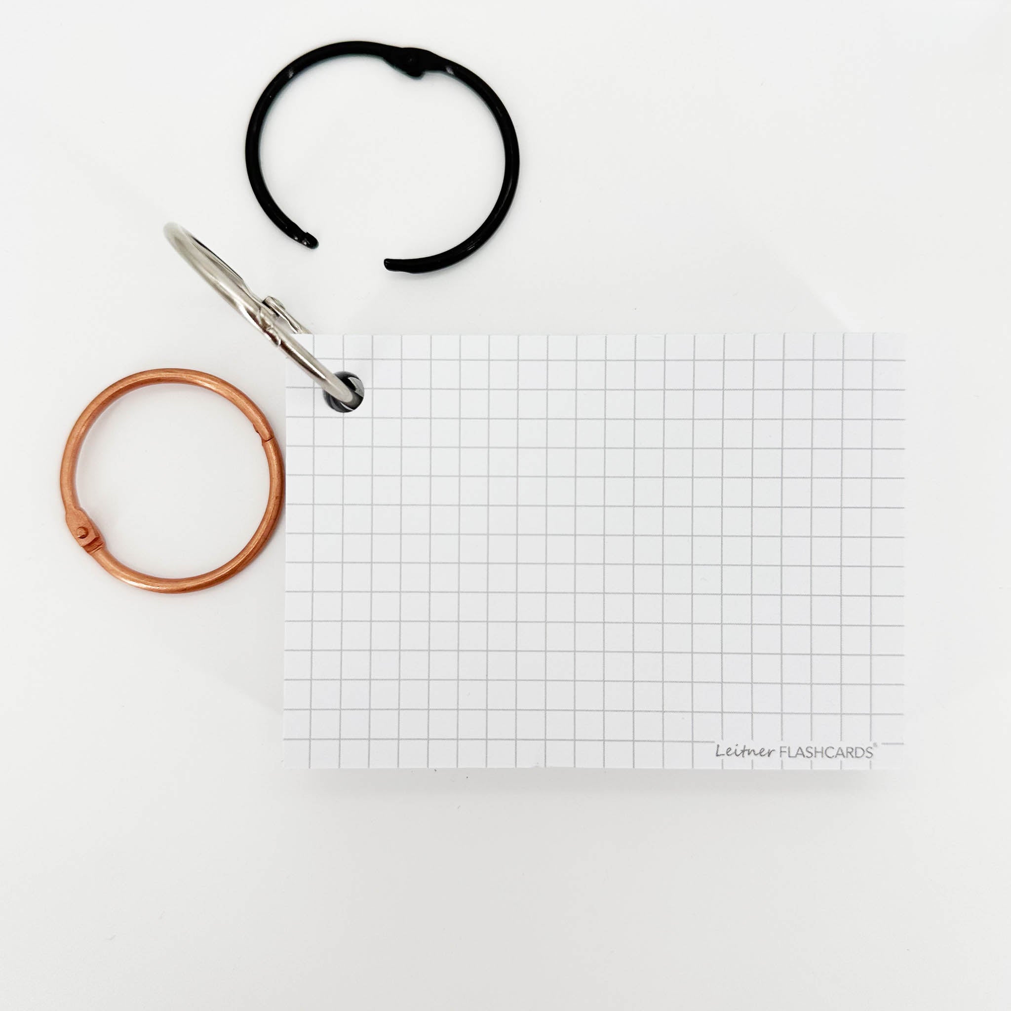 Leitner Flashcards A7 Classic Squared white 6