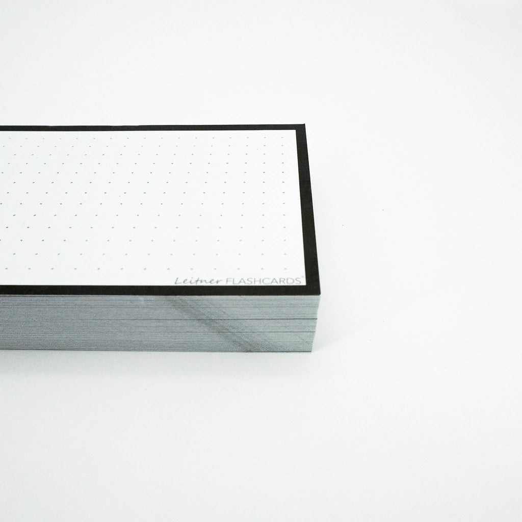 Leitner Flashcards A7 Classic Dotted black 3