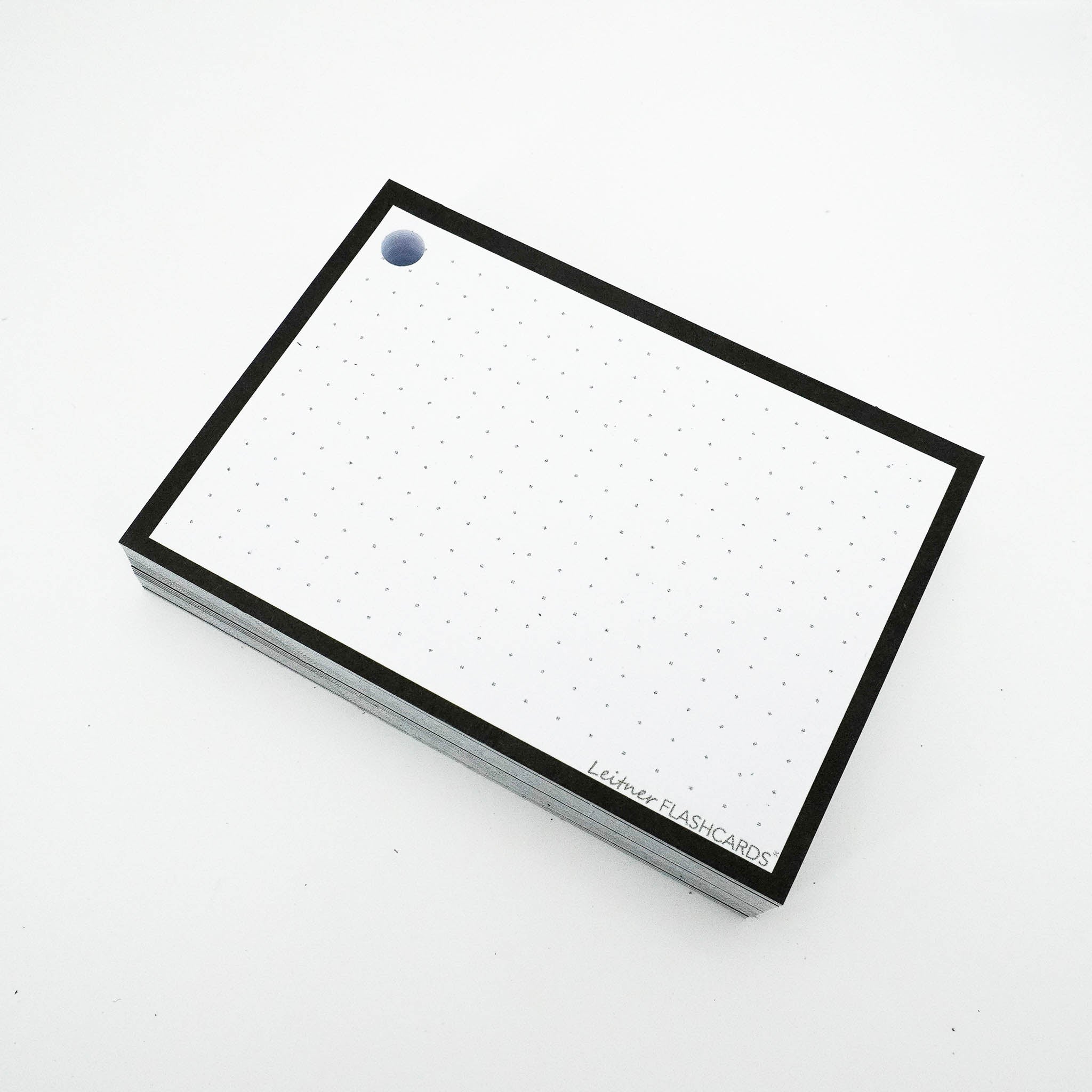 Leitner Flashcards A7 Classic Dotted black 4