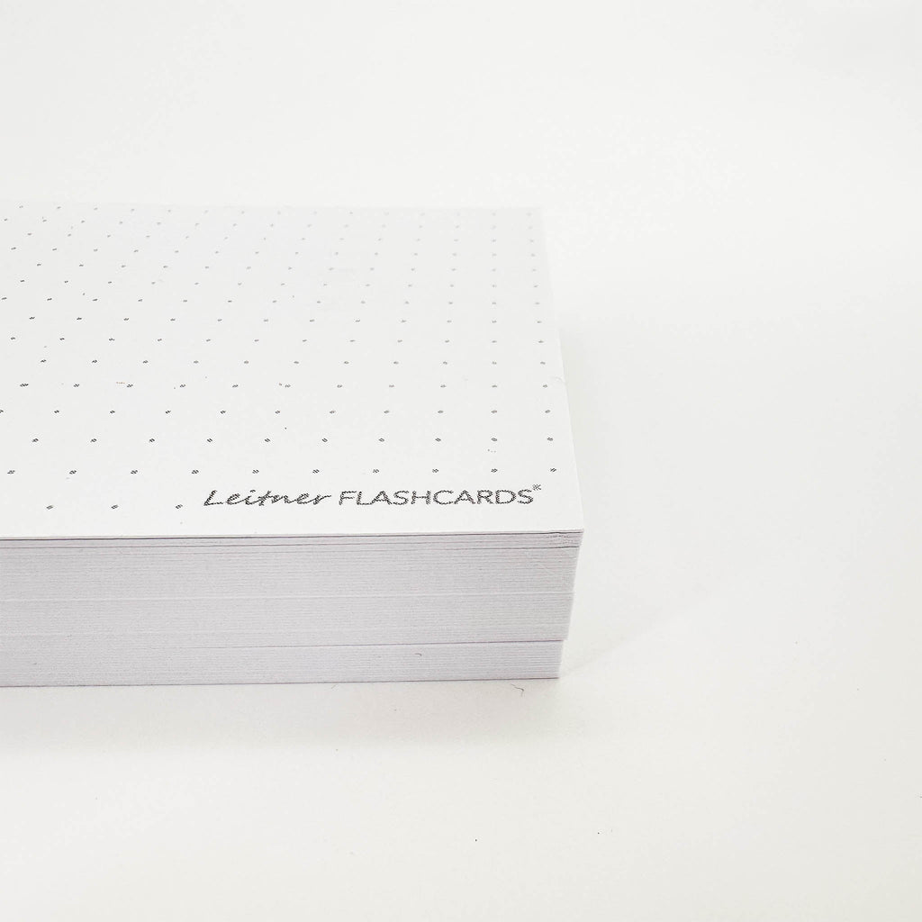 Leitner Flashcards A7 Classic Dotted white 3
