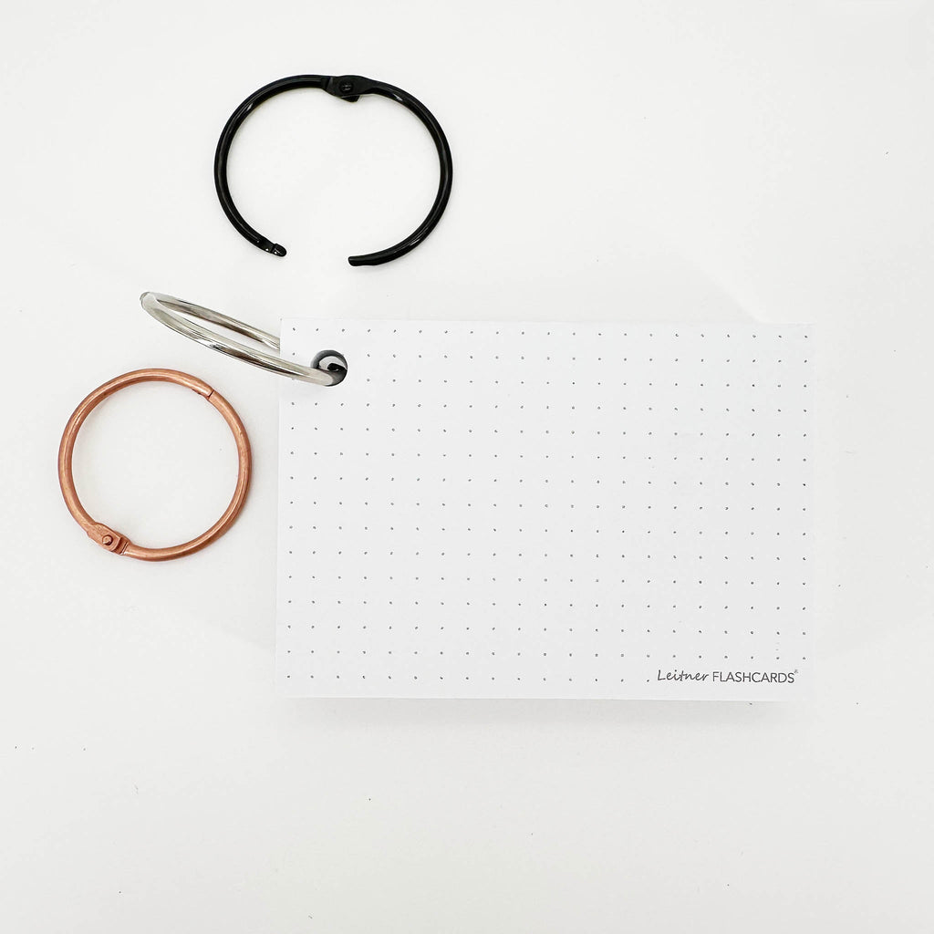 Leitner Flashcards A7 Classic Dotted white 6