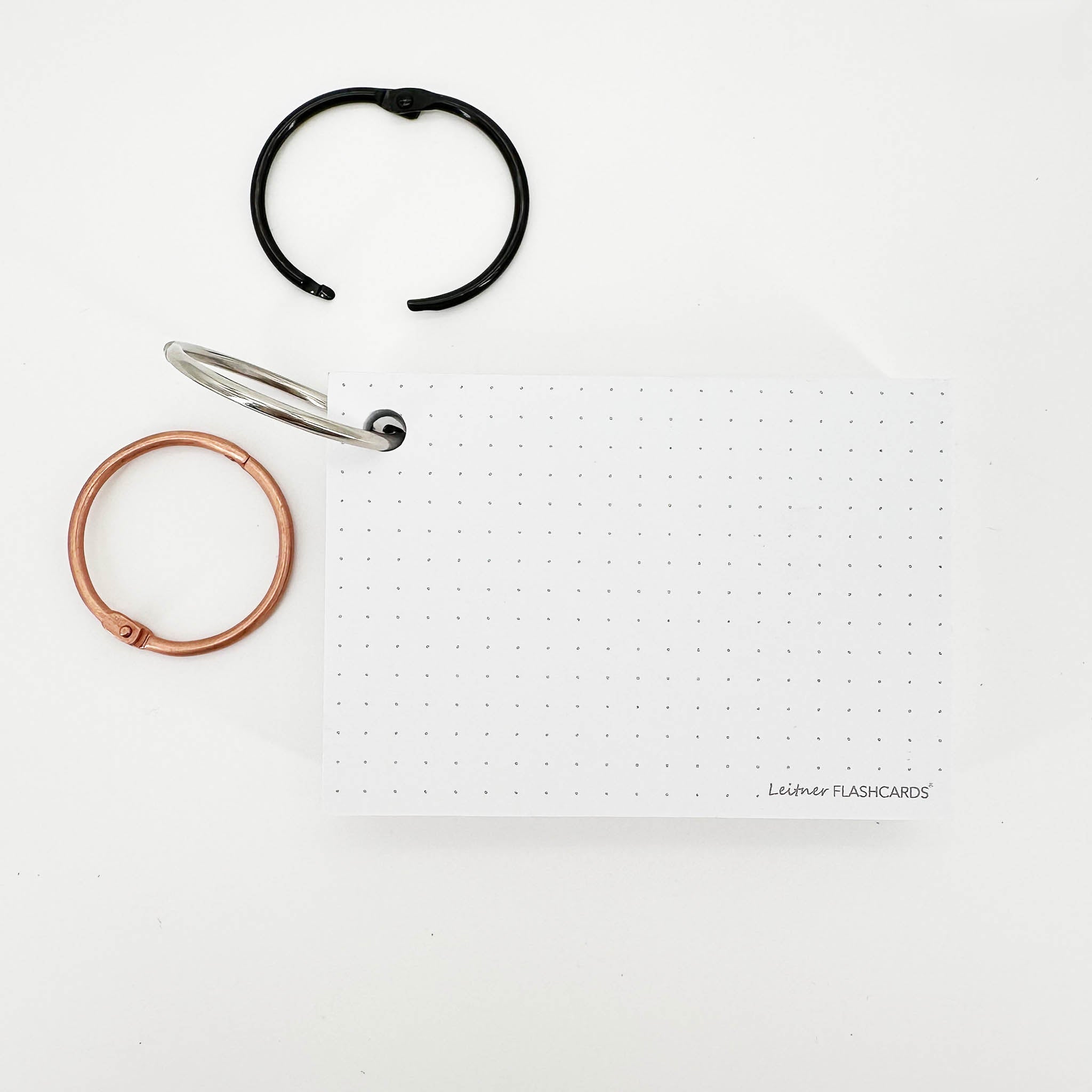 Leitner Flashcards A7 Classic Dotted white 6