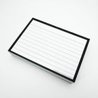 Leitner Flashcards A7 Classic Lined black 2