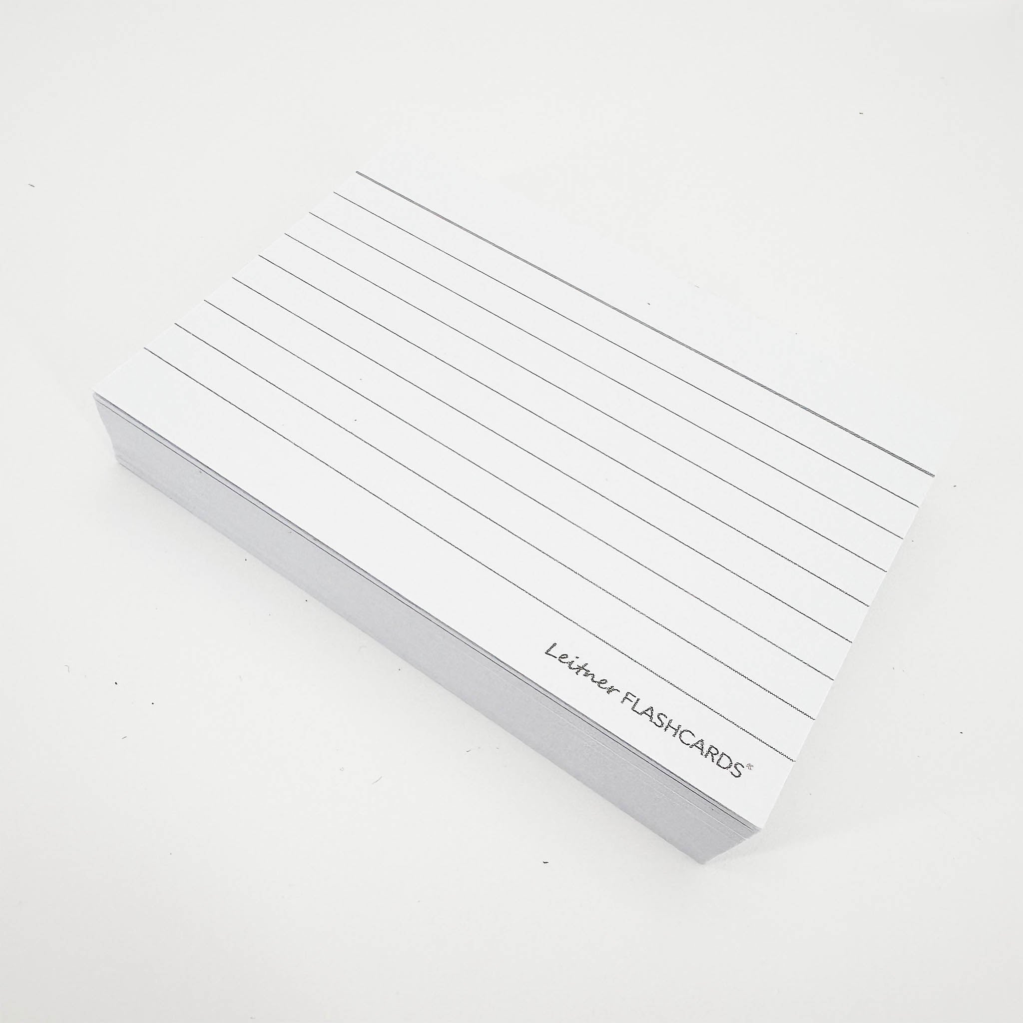Leitner Flashcards A7 Classic Lined white 2