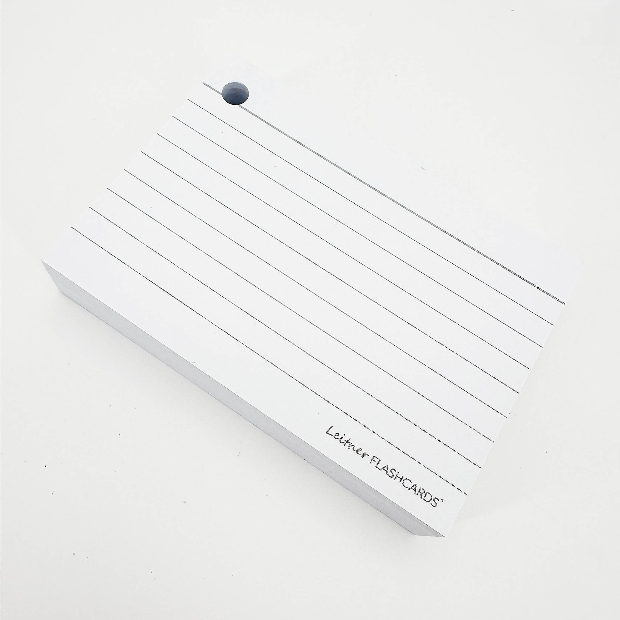 Leitner Flashcards A7 Classic Lined white 4