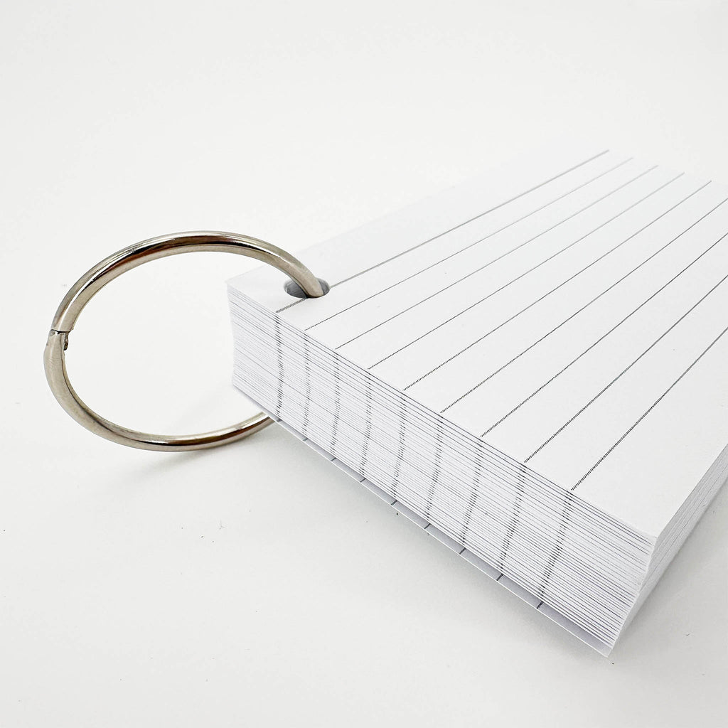 Leitner Flashcards A7 Classic Lined white 5
