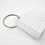 Leitner Flashcards A7 Classic Lined white 5
