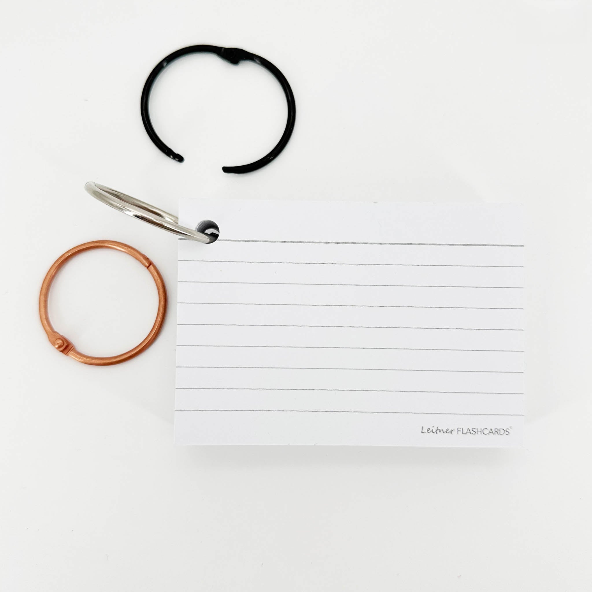 Leitner Flashcards A7 Classic Lined white 6