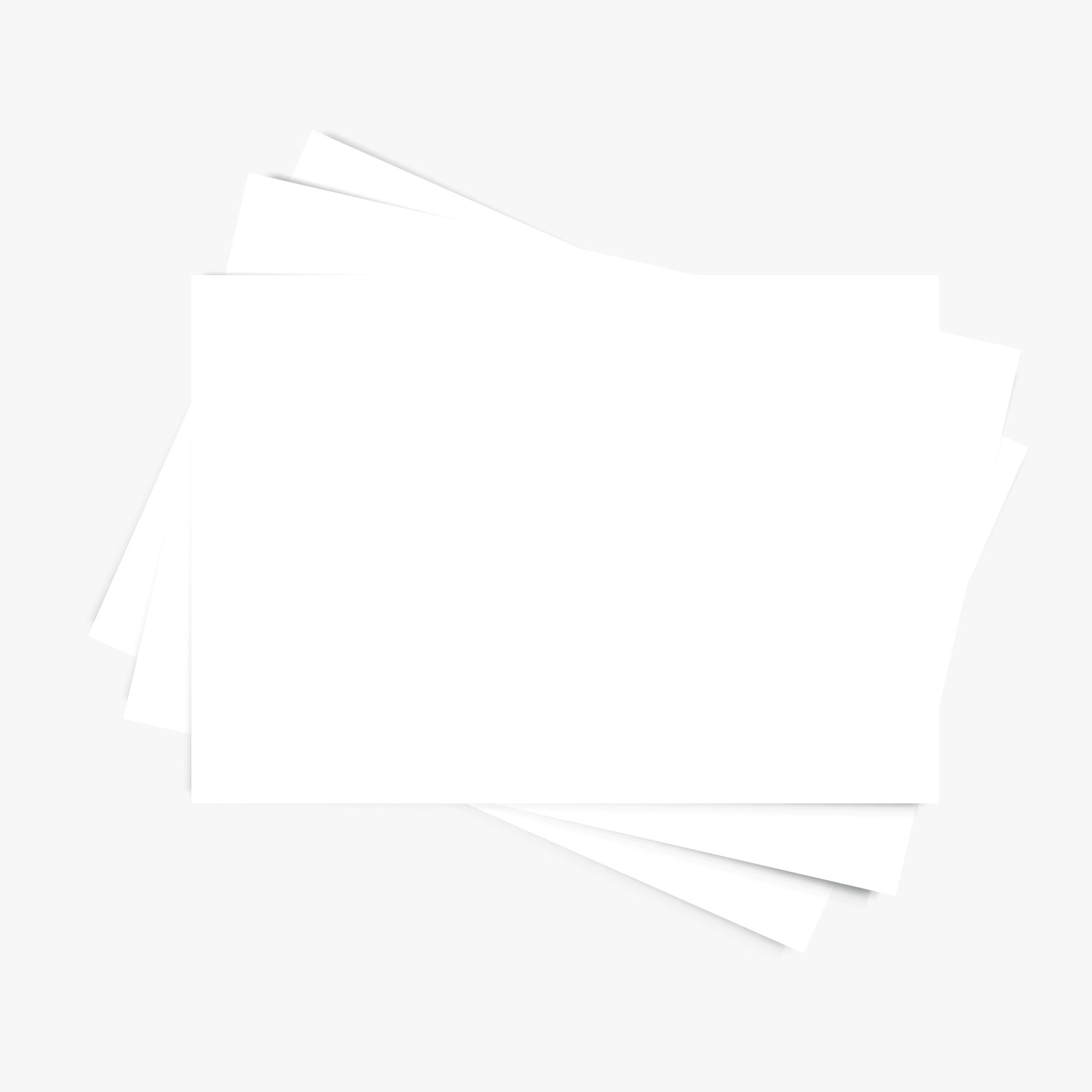 Leitner Flashcards A7 Classic Blank - white