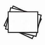 Leitner Flashcards A7 Classic Dotted black