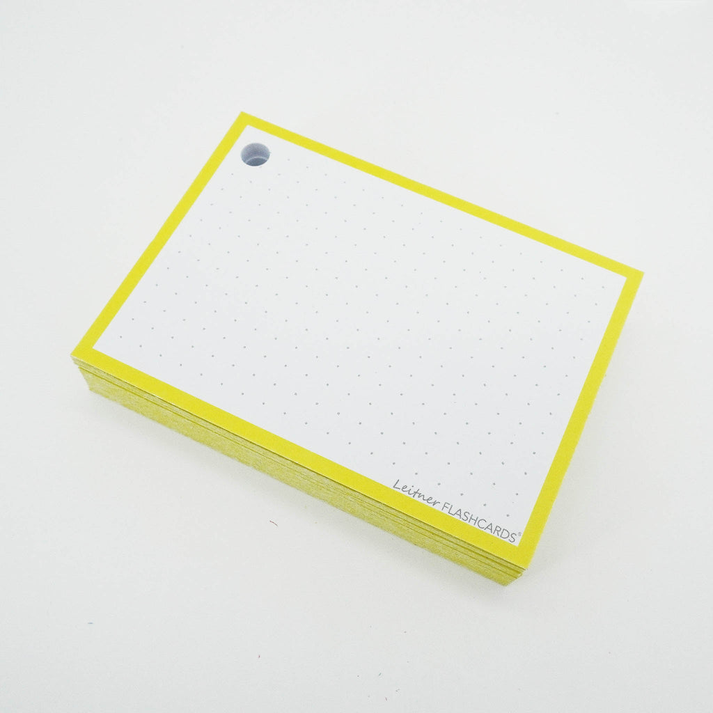 Leitner Flashcards A7 Classic Dotted blue 3