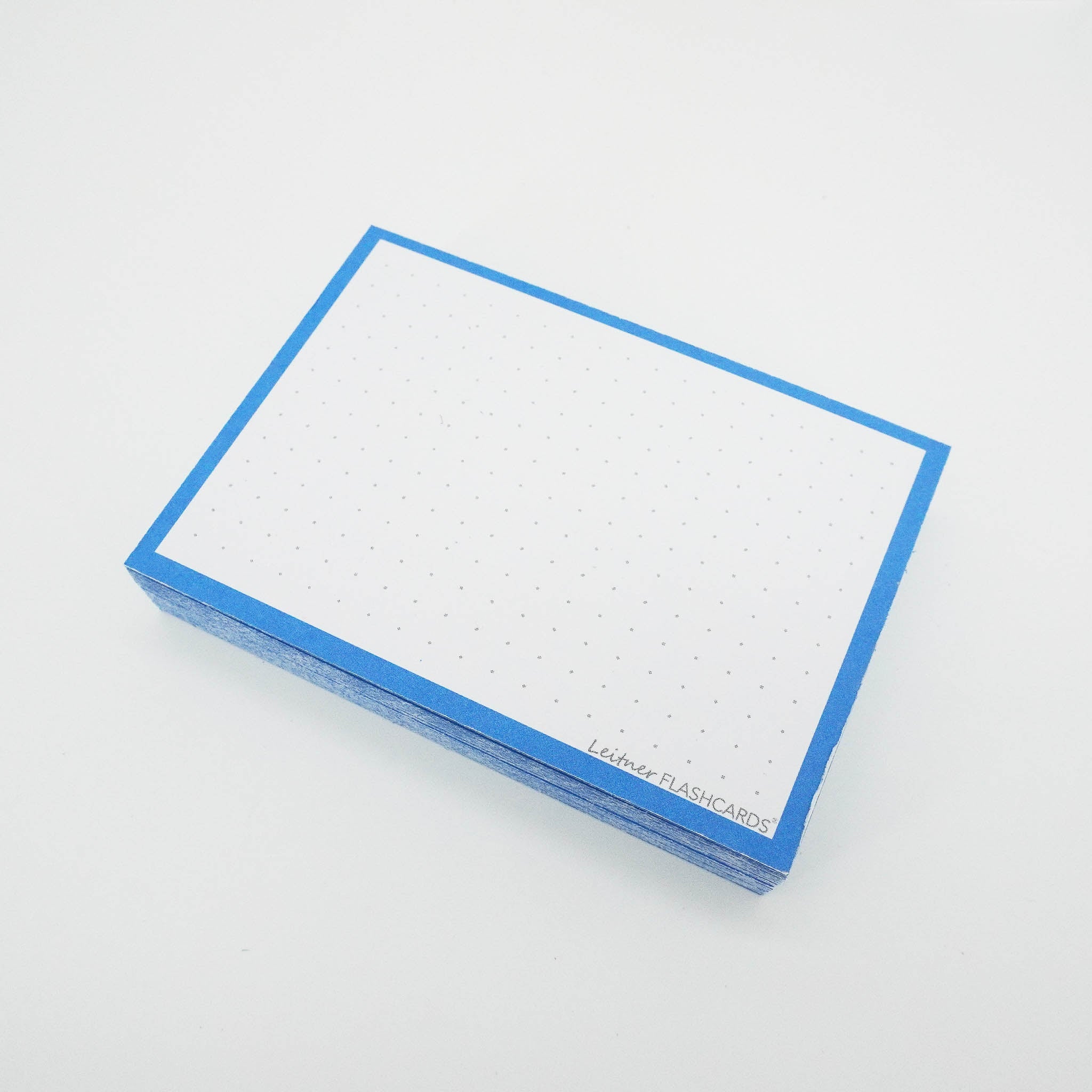 Leitner Flashcards A7 Classic Dotted blue