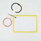 Leitner Flashcards A7 Classic Dotted blue with ring